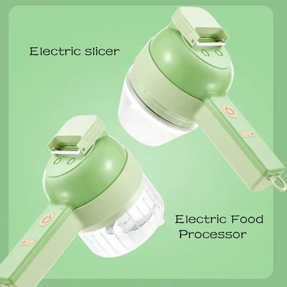 Electric Vegetable Cutter Set Handheld Wireless Electric